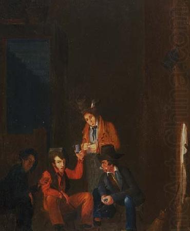 John Wesley Jarvis Lafitte Brothers in Dominique Yous Bar china oil painting image